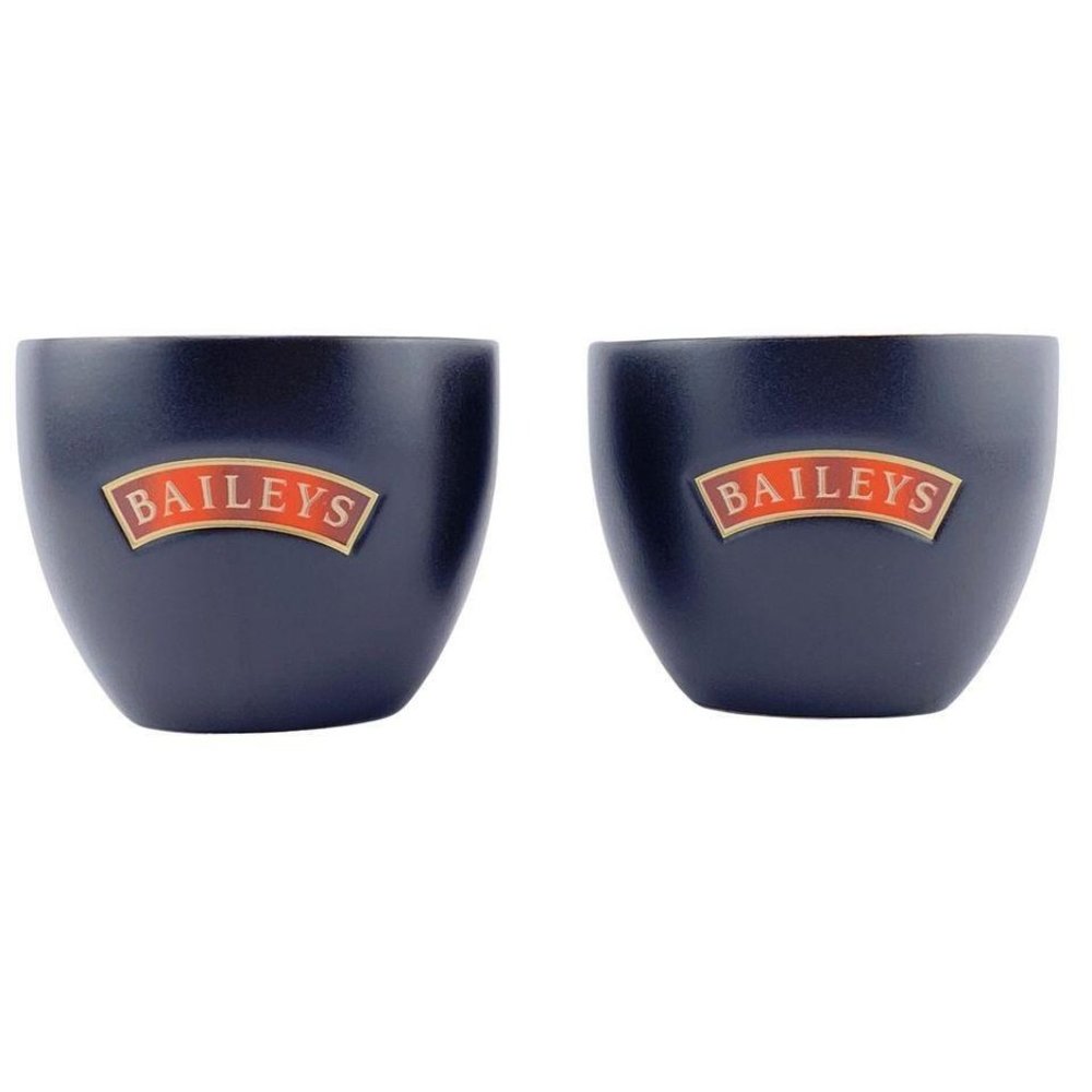 Baileys Irish Cream Cups  2 Baileys Black Ceramic Cup Baileys